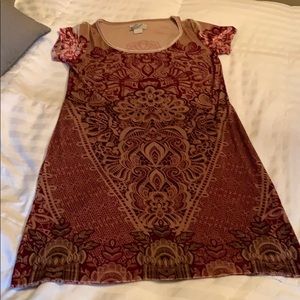 Lucky brand casual but fabulous velvet dress